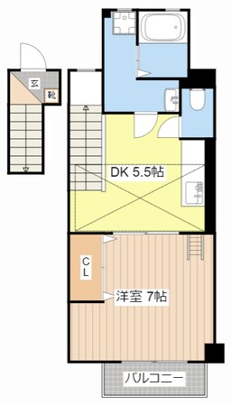 シダーコンフォール弐番館の物件間取画像